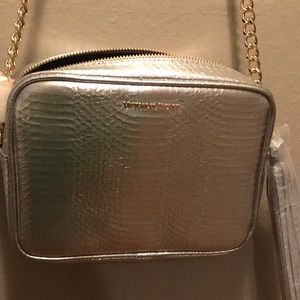 Silver crossbody bag